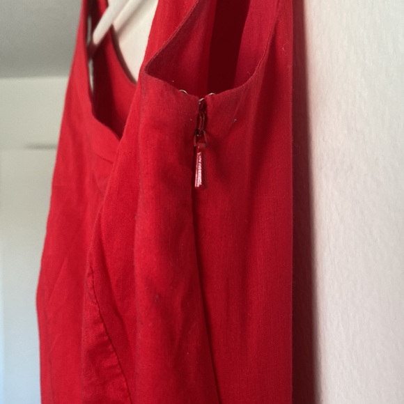 J. Peterman Red Dress - Picture 4 of 5